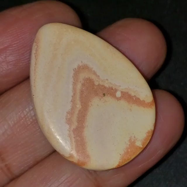 Natural Wave Dolomite Cabochon 35x25mm