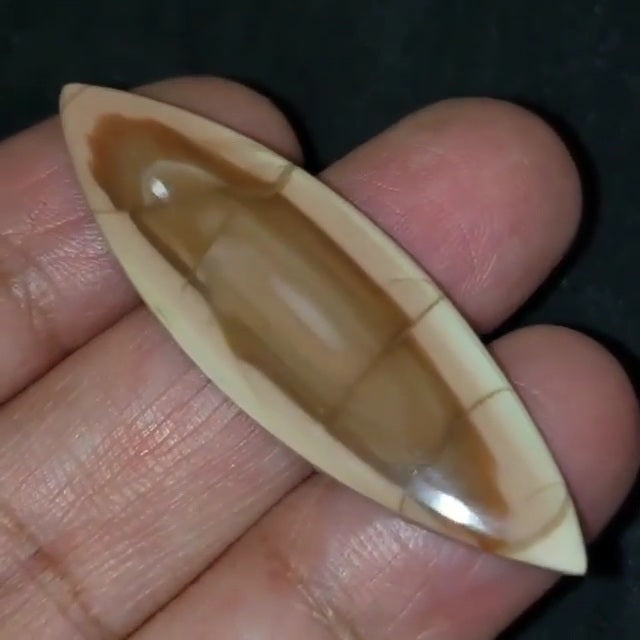 Natural Imperial Jasper Cabochon 50x16mm