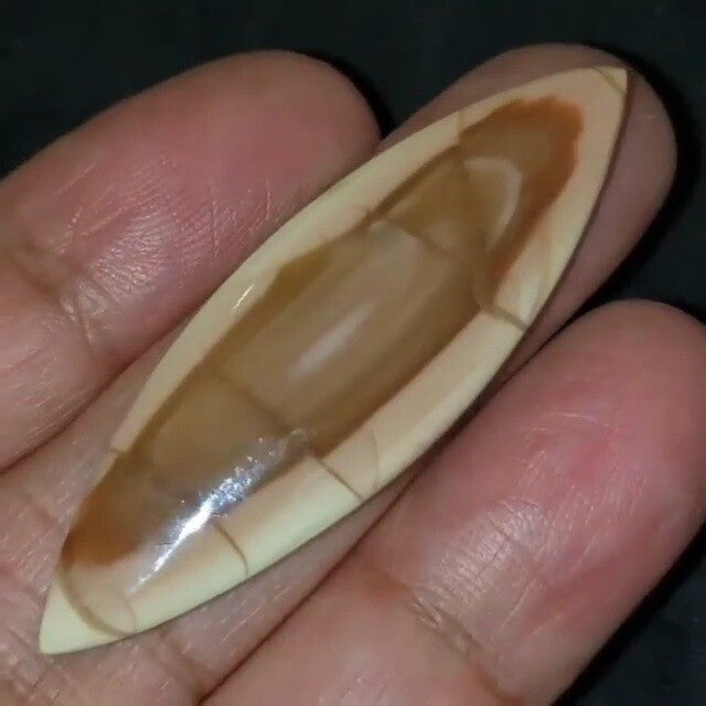 Natural Imperial Jasper Cabochon 50x16mm