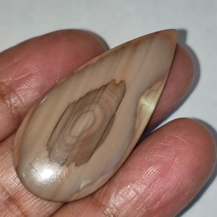 Natural Imperial Jasper Cabochon 44x21mm