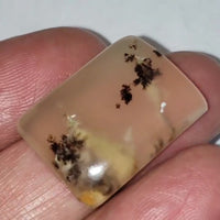 Thumbnail for Natural Russian Dendritic Agate Cabochon 24x17mm