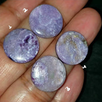 Thumbnail for Natural Russian Charoite Cabochons