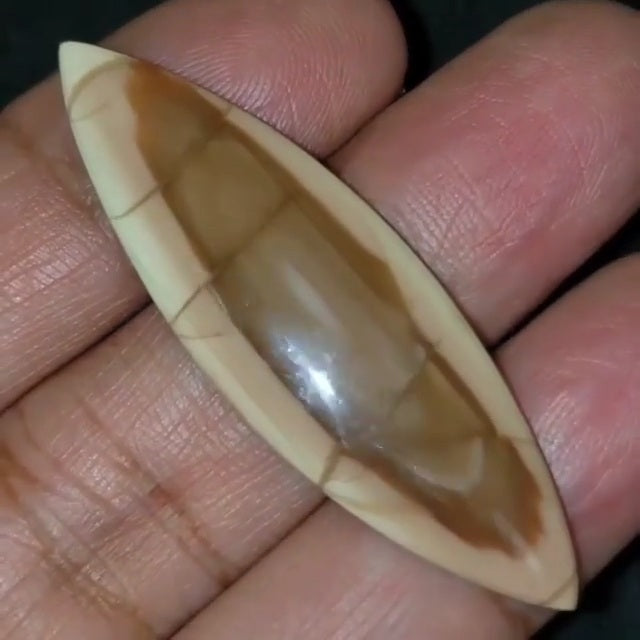 Natural Imperial Jasper Cabochon 50x16mm