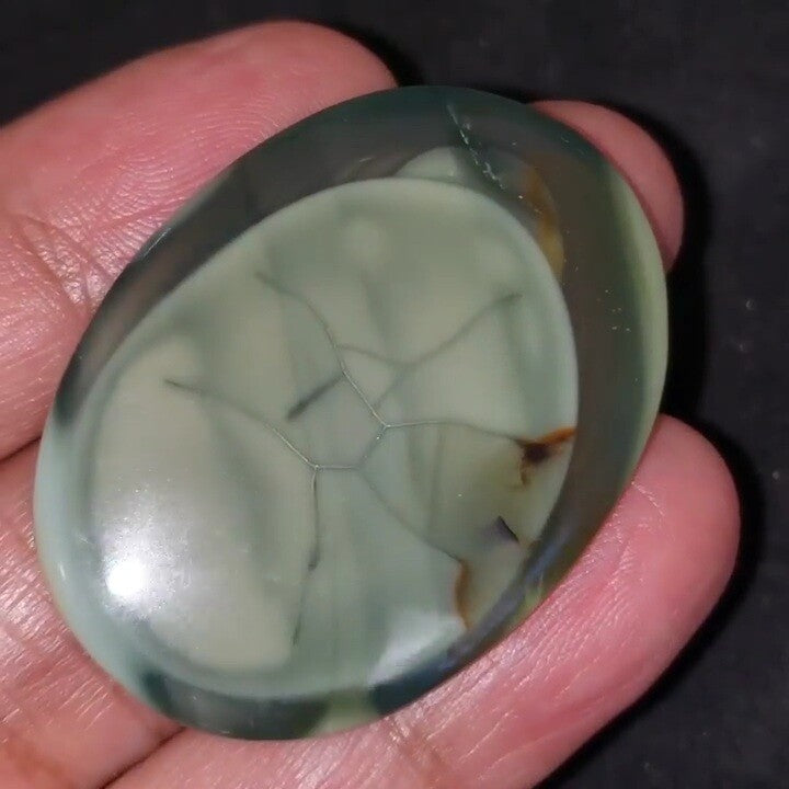 Natural Imperial Jasper Cabochon 43x32mm