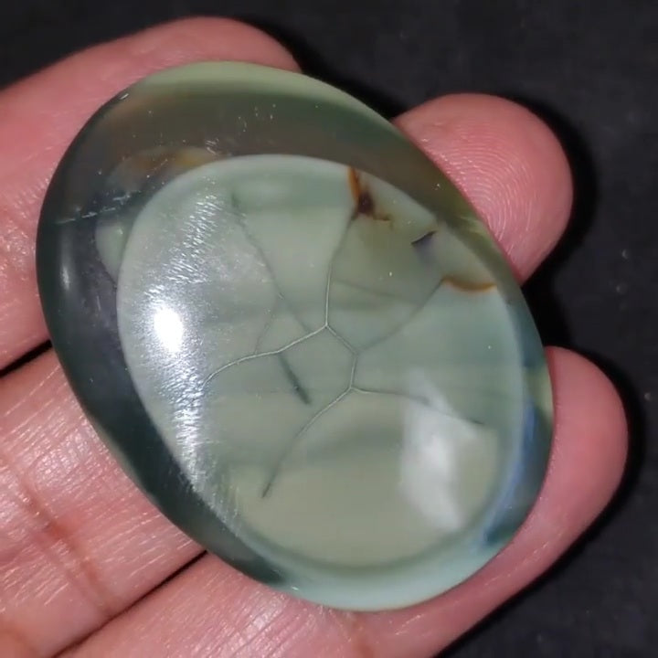 Natural Imperial Jasper Cabochon 43x32mm