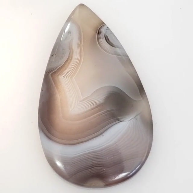 Natural Botswana Agate Cabochon 39x23mm