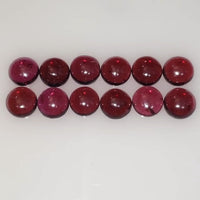 Thumbnail for Natural FINE Almandine Garnet 7mm Round Cabochon