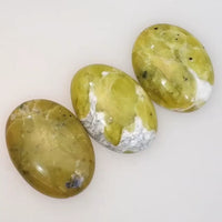 Thumbnail for Natural Lizardite Cabochon Length range 21 to 22mm