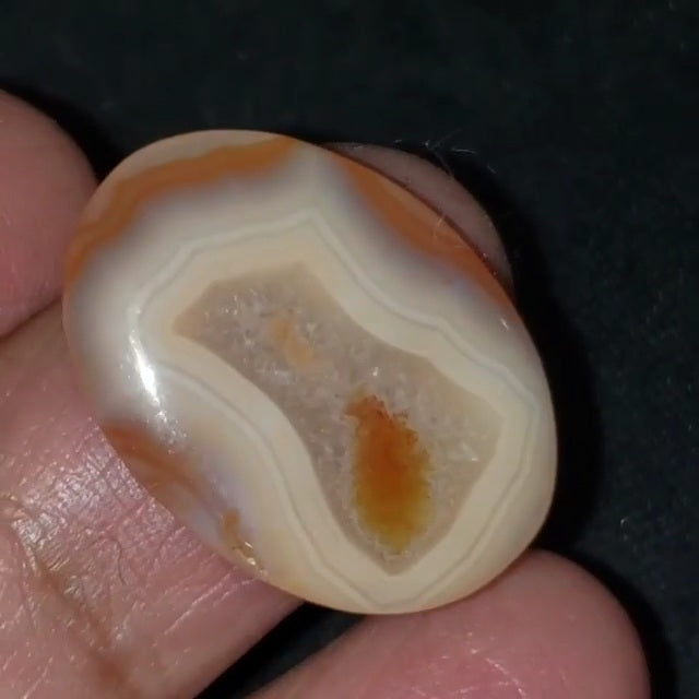 Natural Botswana Agate Cabochon 24x18mm