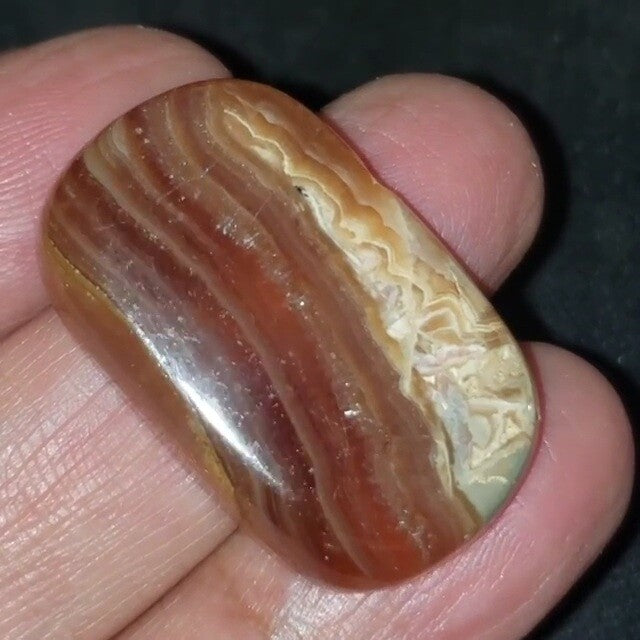 Natural Honey Rhodochrosite Cabochon 33x20mm