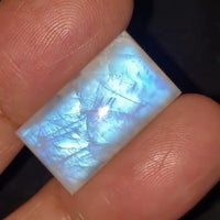 Thumbnail for Natural Rainbow Moonstone Cabochon 22x13mm