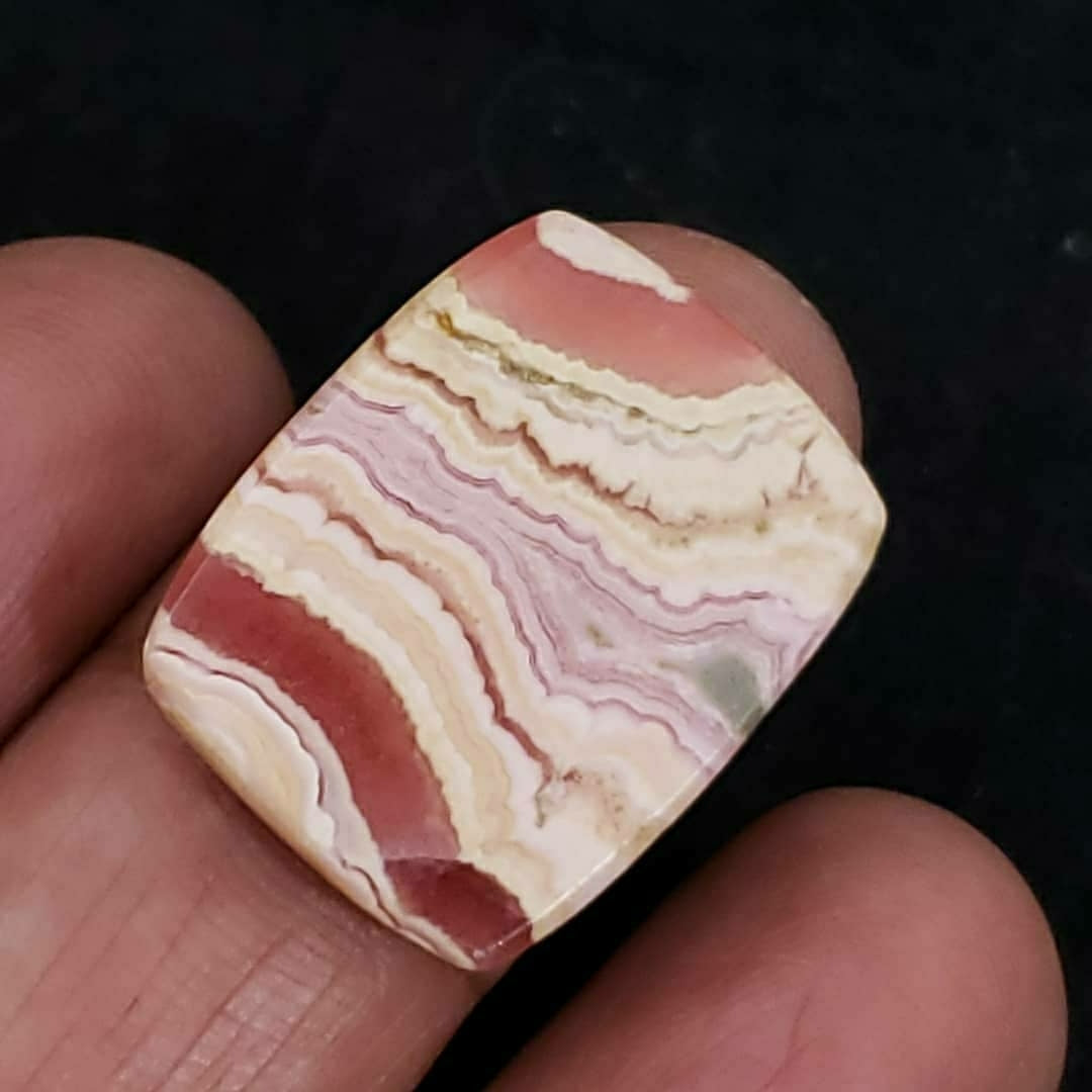 Natural Rhodochrosite Cabochon 22x18mm