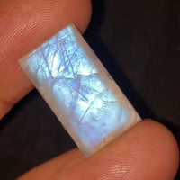 Thumbnail for Natural Rainbow Moonstone Cabochon 22x13mm