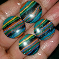 Thumbnail for Rainbow Calsilica 20mm Round Cabochons