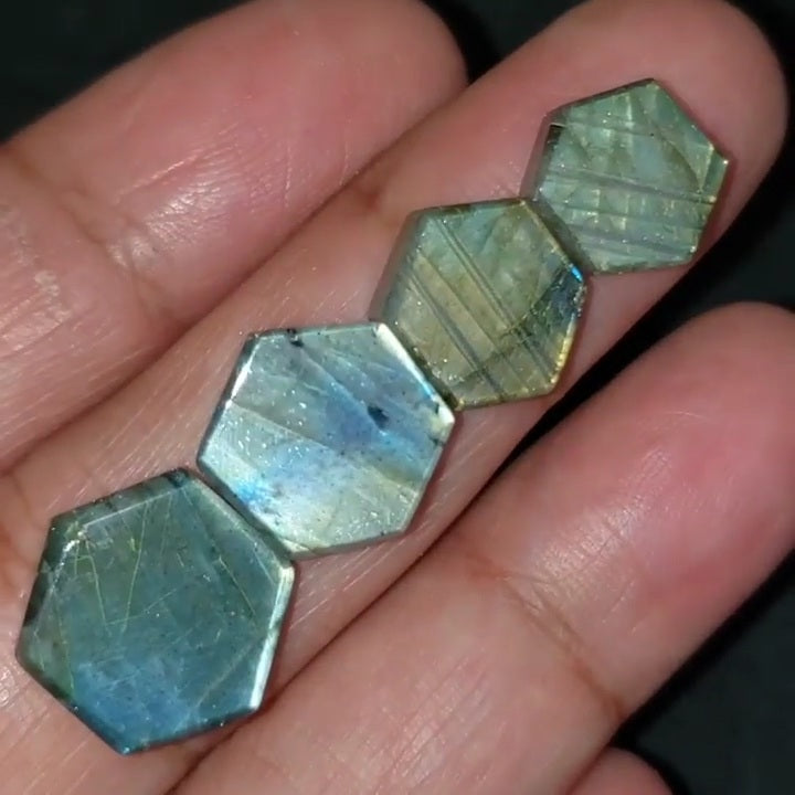 Natural Labradorite Cabochons