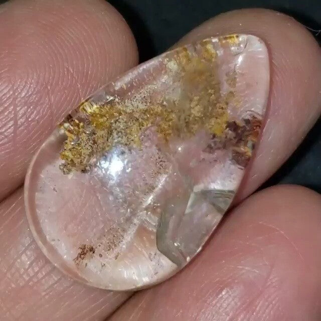 Natural Lodolite/Garden Quartz