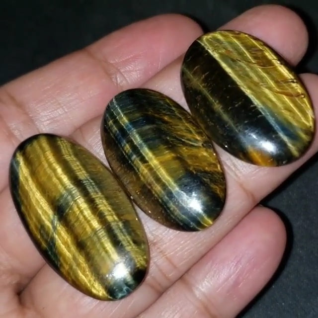 Natural Tiger Eye Cabochons