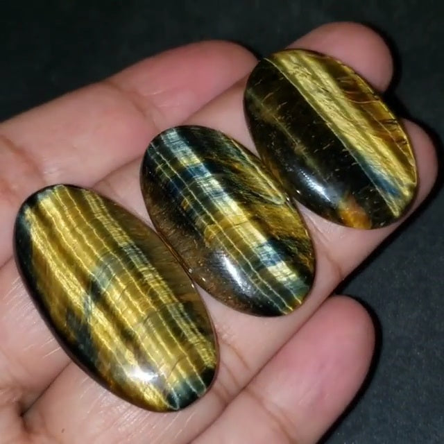 Natural Tiger Eye Cabochons