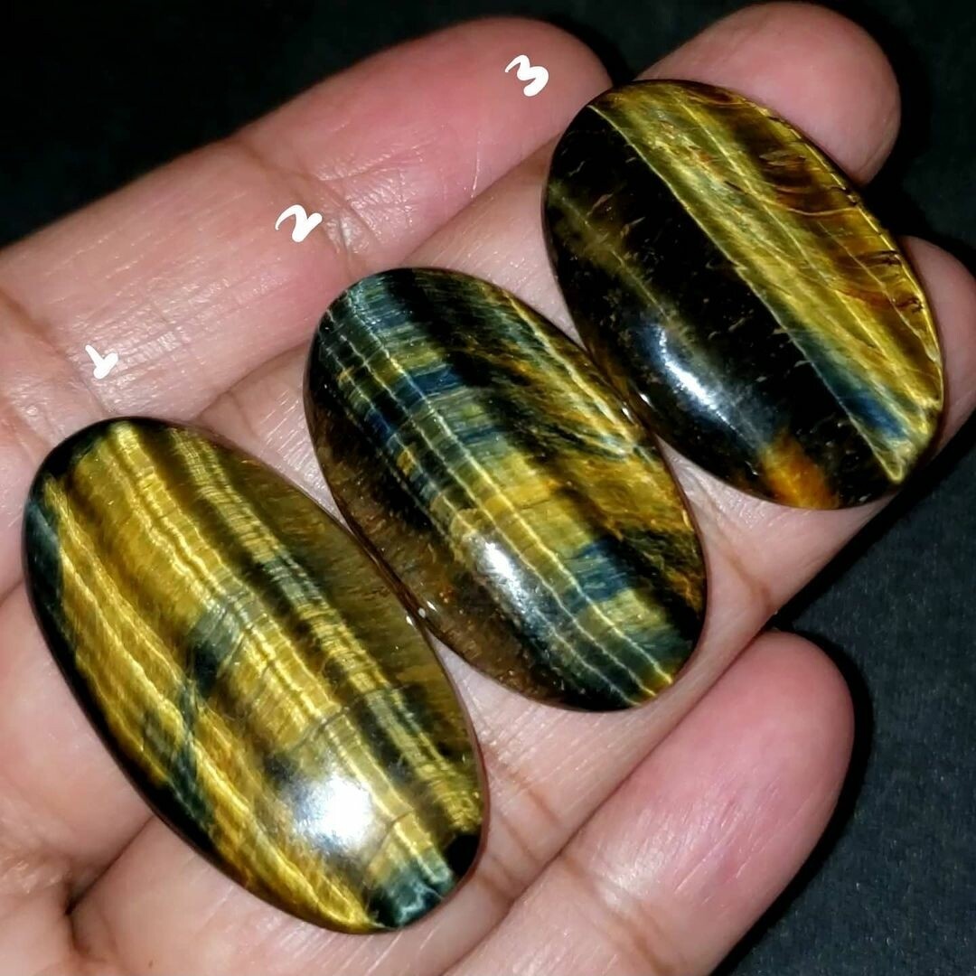 Natural Tiger Eye Cabochons