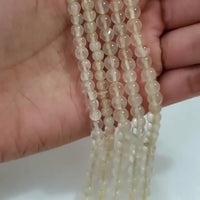 Thumbnail for Natural Light Yellow Citrine ROUND Bead Strand Strands are approx. 6.5inch each in length