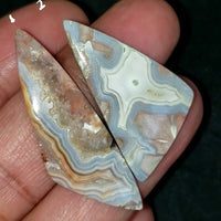 Thumbnail for Natural Mexican Laguna Jasper Cabochons