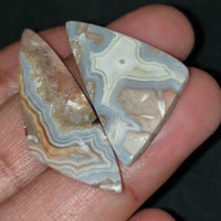 Thumbnail for Natural Mexican Laguna Jasper Cabochons