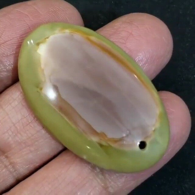 Natural Imperial Jasper DRILLED Pendant Bead