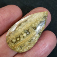 Thumbnail for Natural Ocean Jasper Cabochon 36x20mm