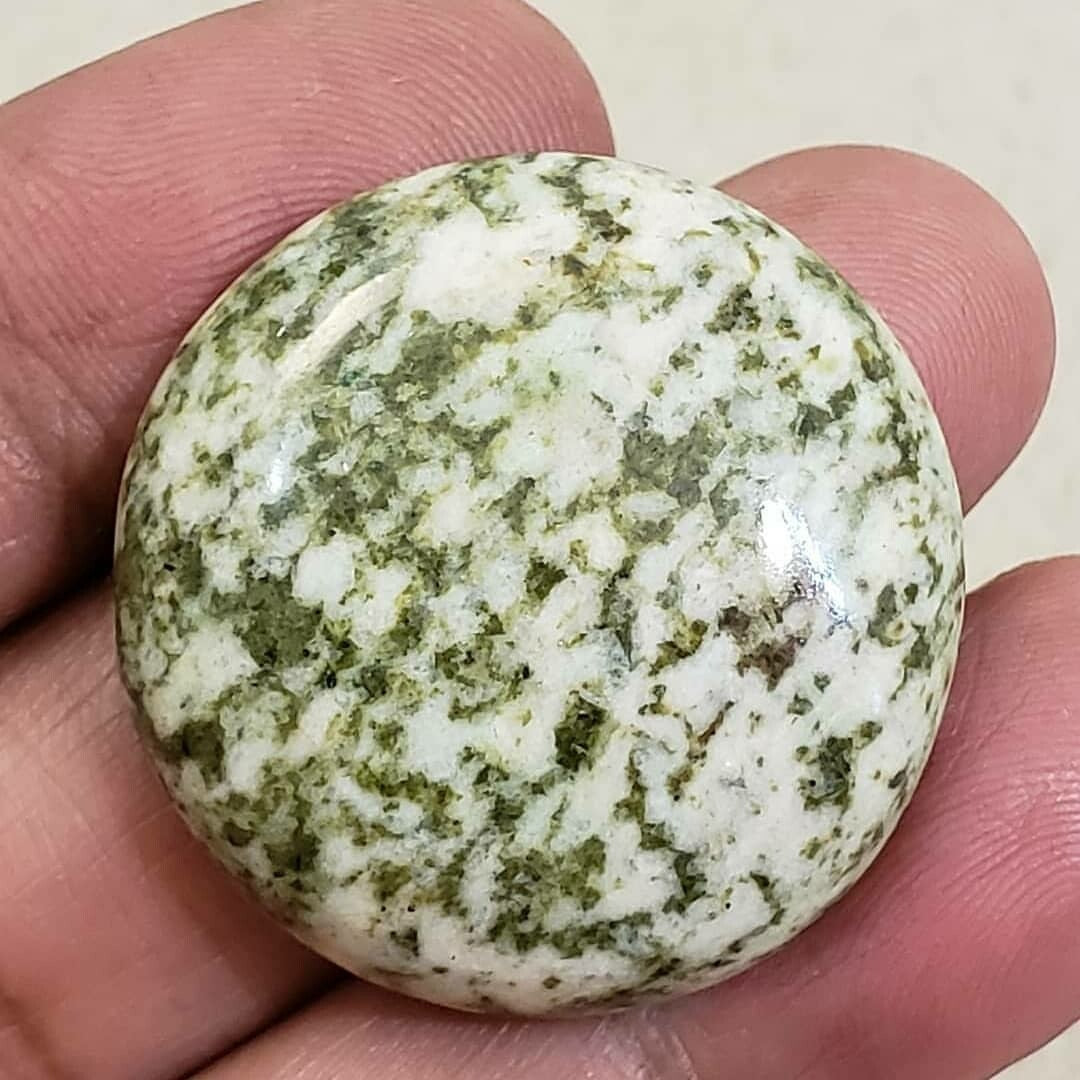 Natural Tree Jasper Cabochon 31mm