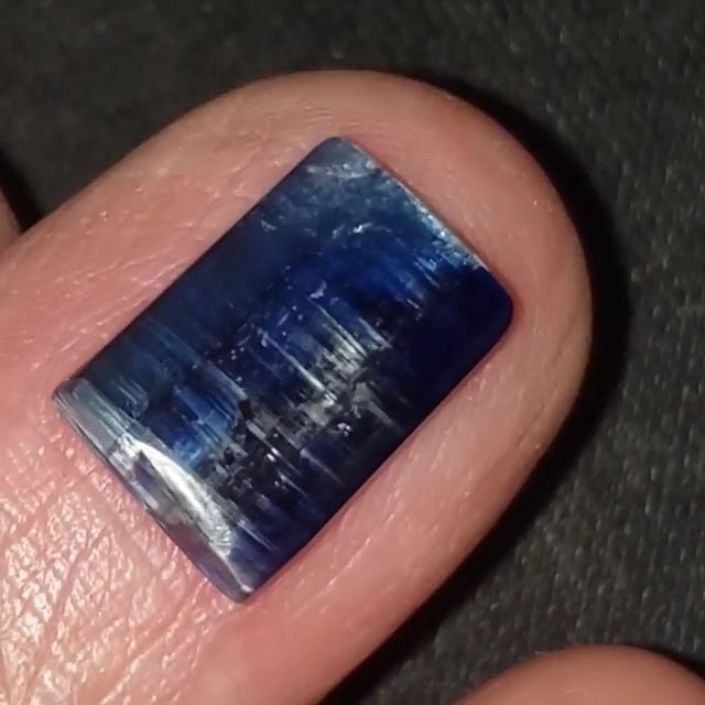 Natural Kyanite Cabochon 13x9mm