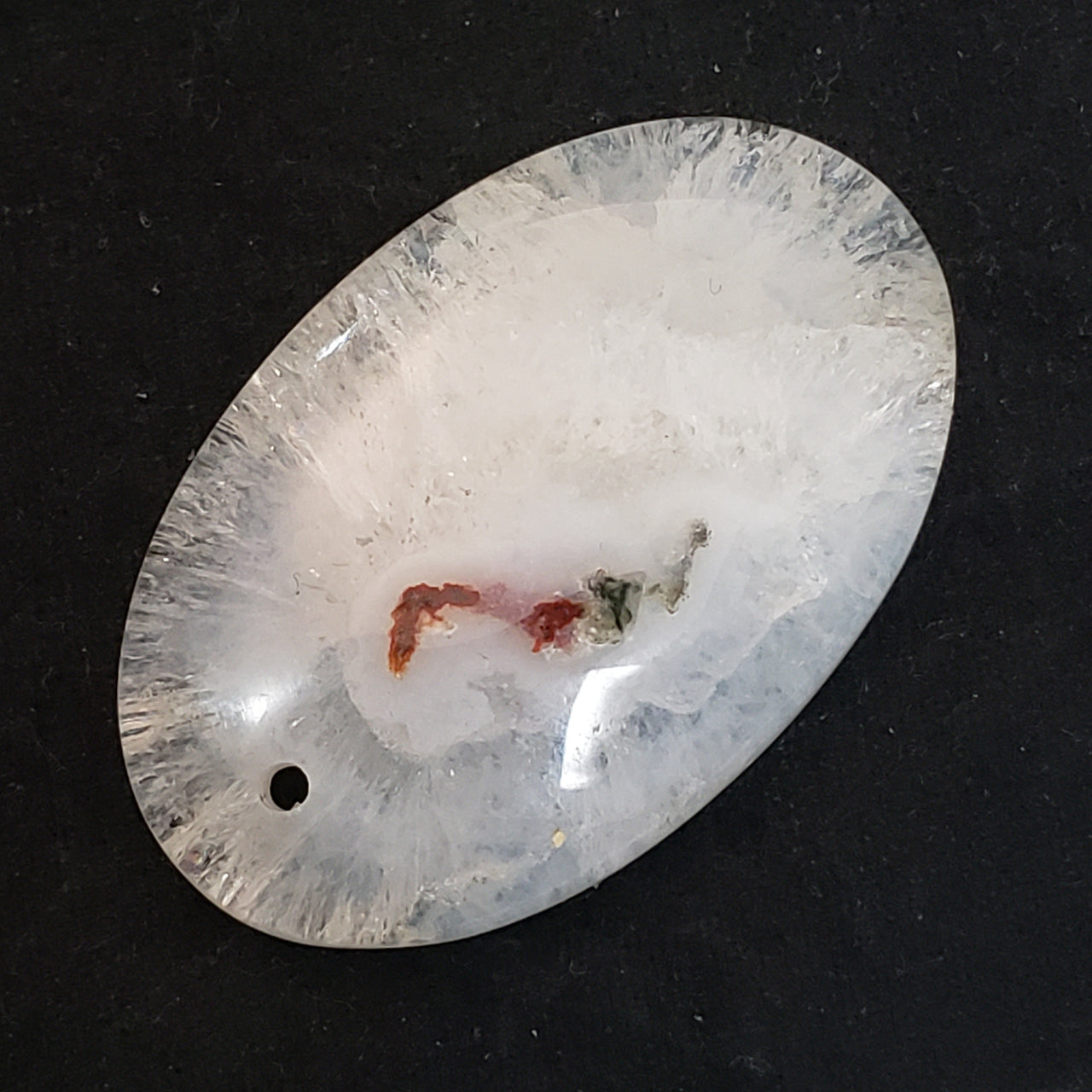 Natural Solar Quartz DRILLED Pendant Bead