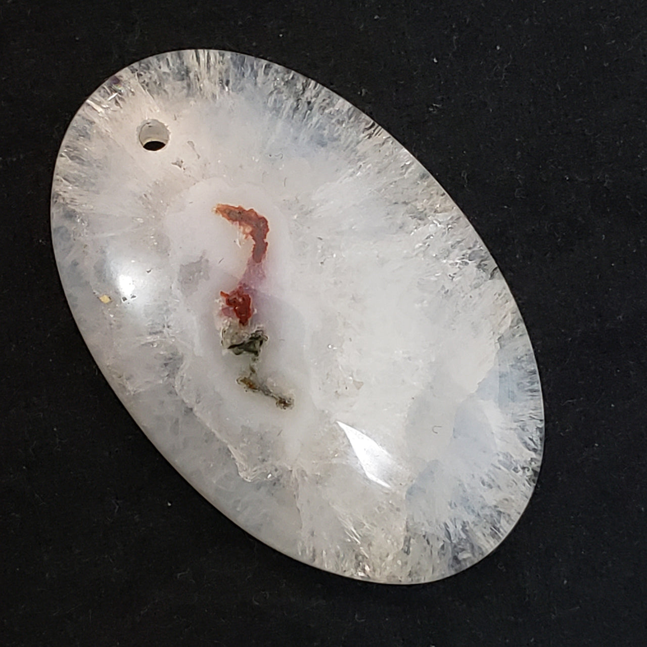 Natural Solar Quartz DRILLED Pendant Bead