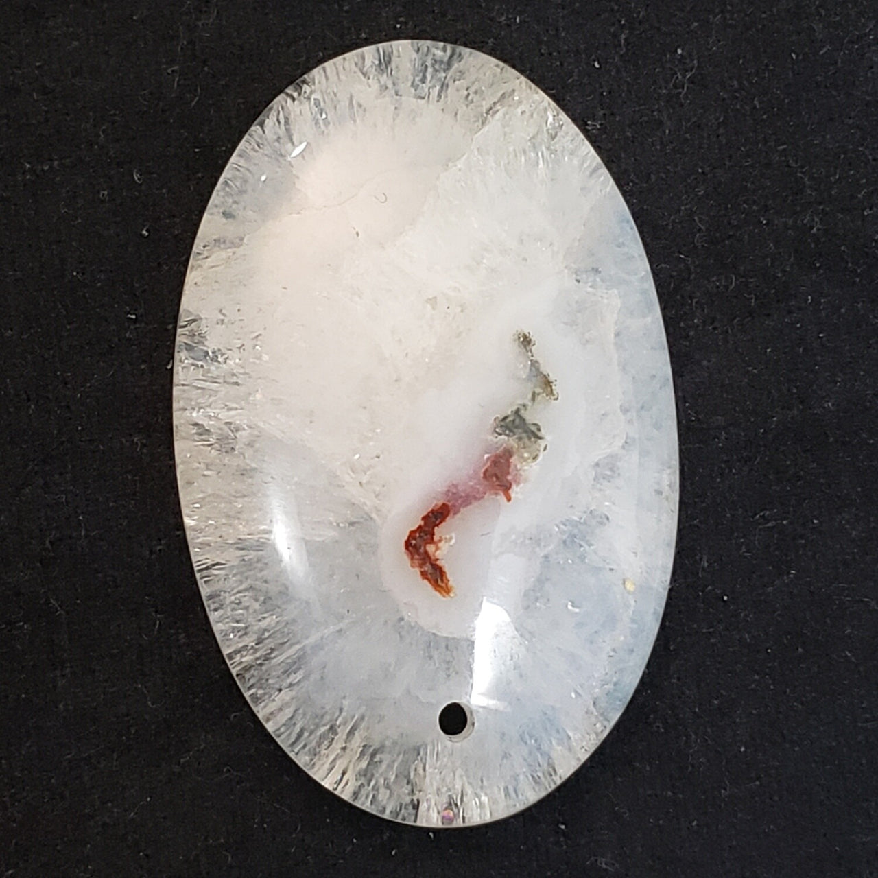 Natural Solar Quartz DRILLED Pendant Bead