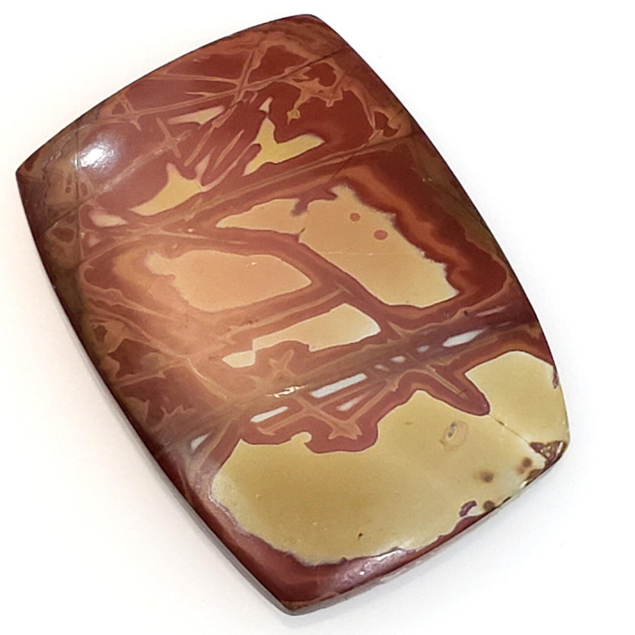 Natural Red Creek Jasper Cabochon 28x20mm