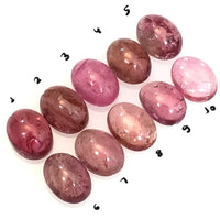 Thumbnail for Natural Tourmaline Cabochons Lengths are 7.7 to 8mm