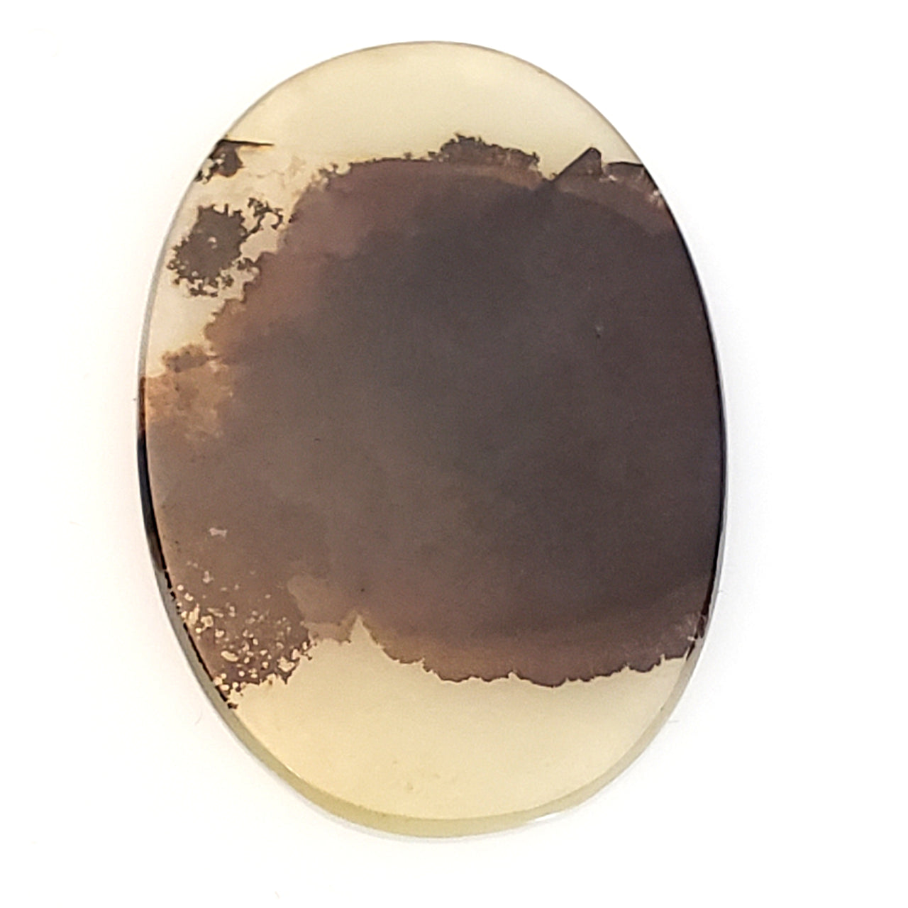 Natural Scenic Dendritic Montana Agate Slice 35x25mm