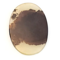 Thumbnail for Natural Scenic Dendritic Montana Agate Slice 35x25mm