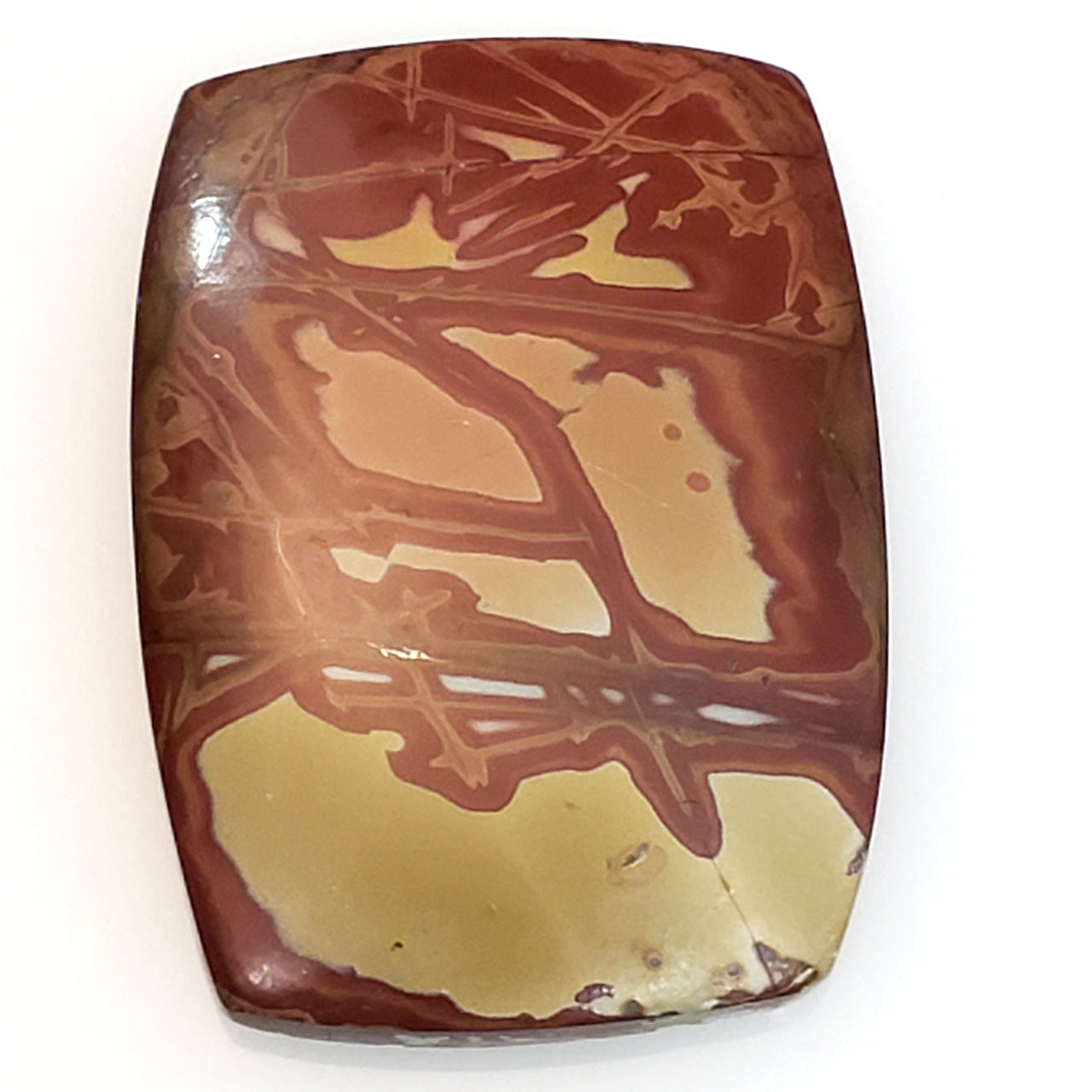 Natural Red Creek Jasper Cabochon 28x20mm