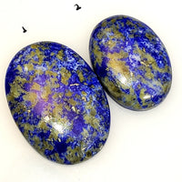 Thumbnail for Natural Lapis Lazuli Cabochons Lengths are 32 and 25mm