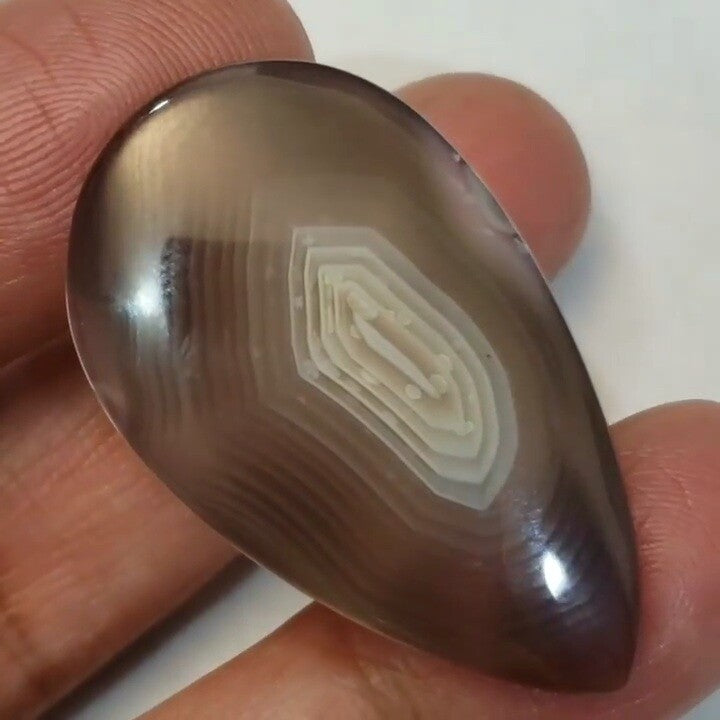 Natural Botswana Agate Cabochon 40x24mm