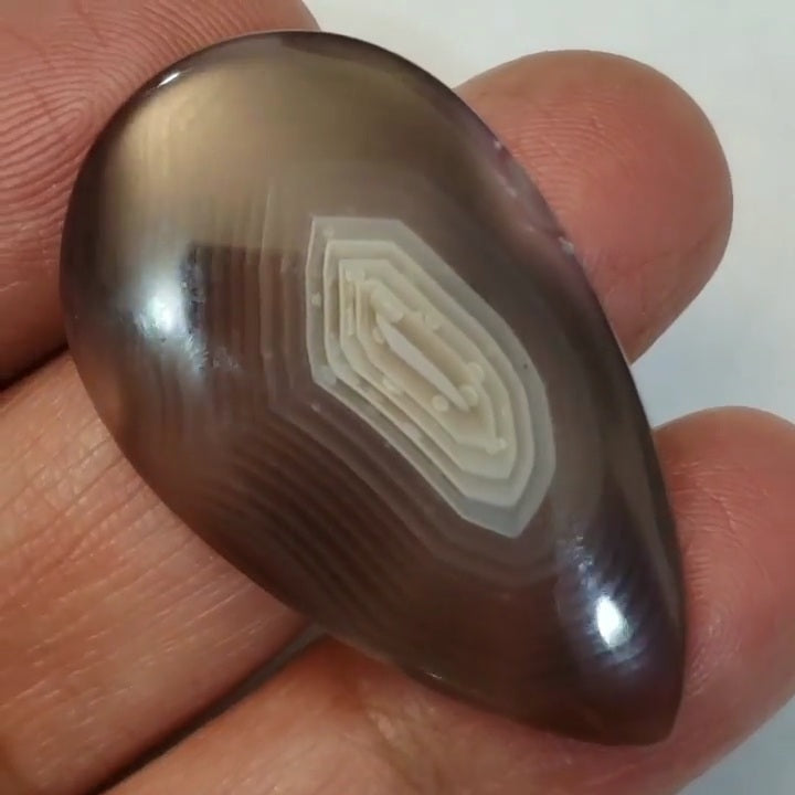 Natural Botswana Agate Cabochon 40x24mm