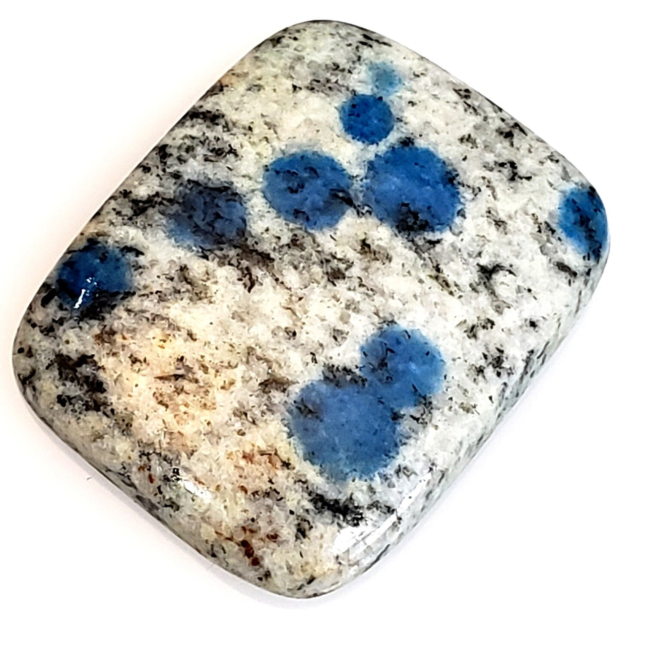 Natural K2 Blue Jasper Cabochon 32x26mm