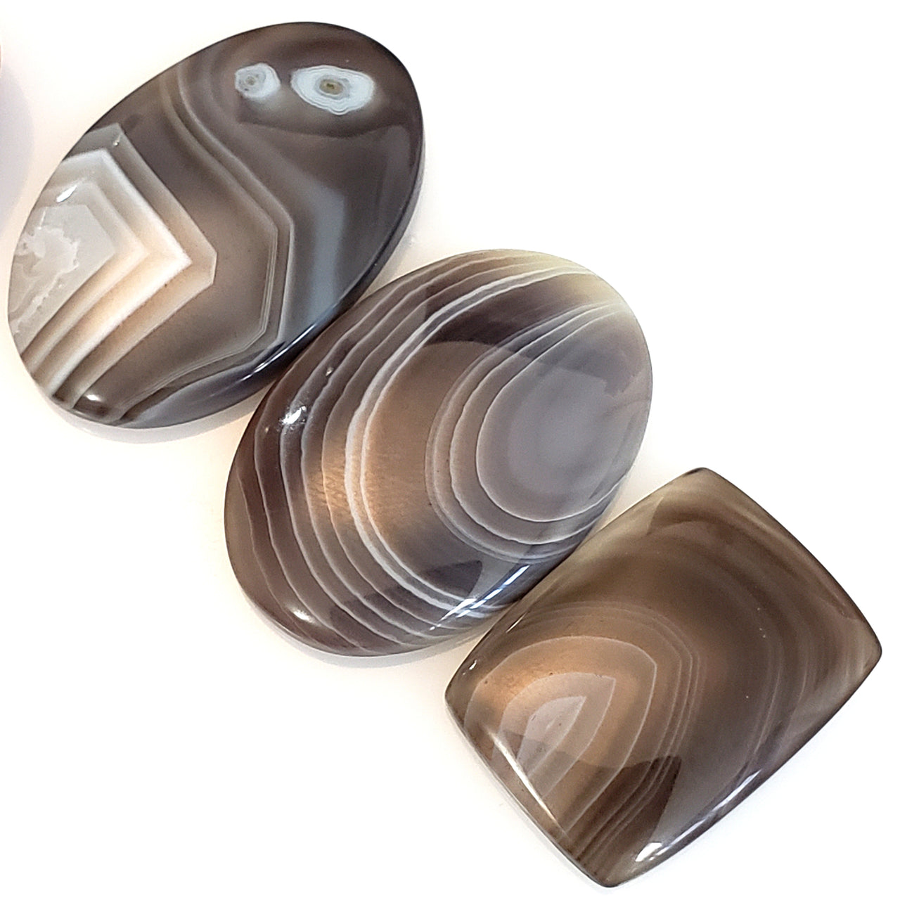 Natural Botswana Agate Cabochon Length range is 25 to 34mm