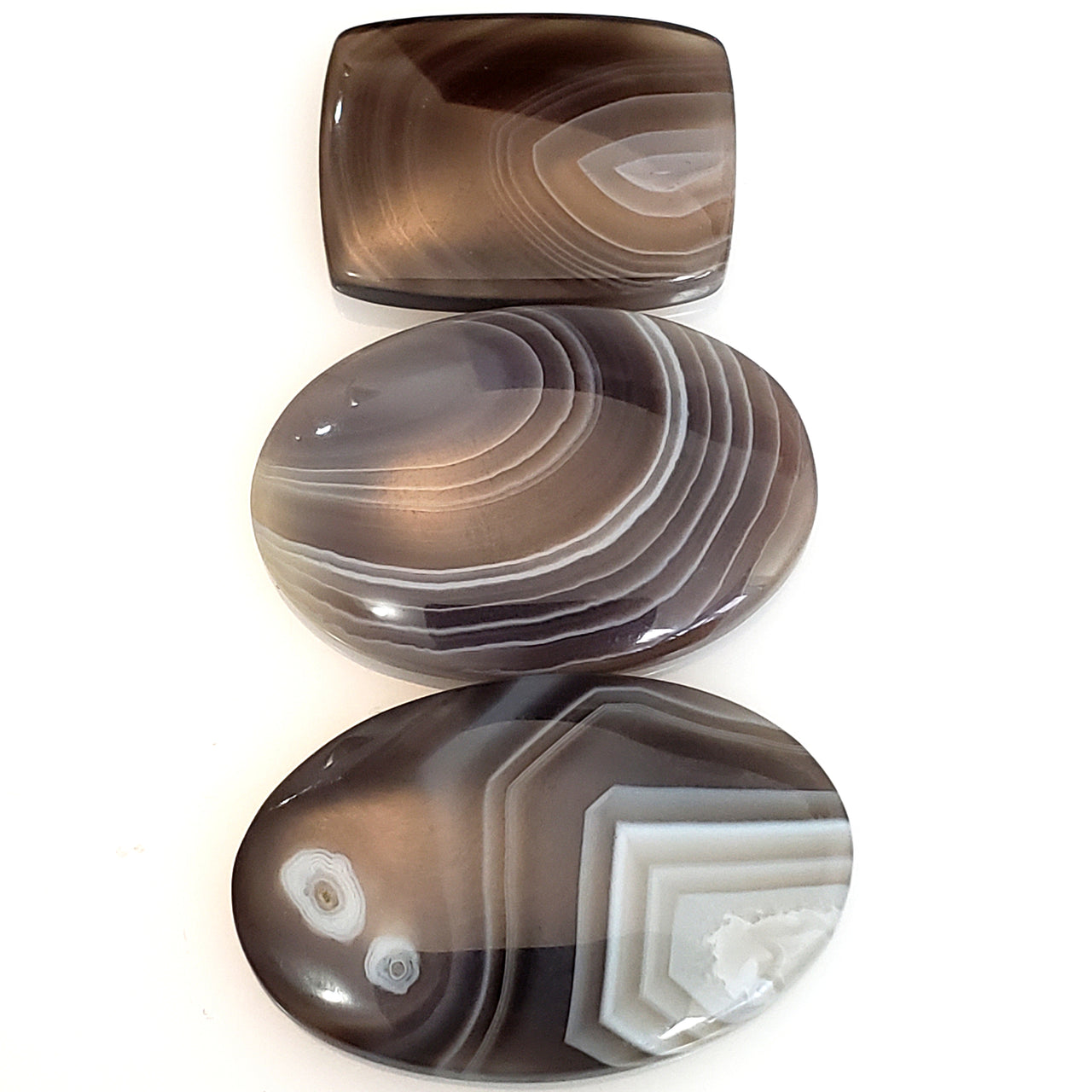 Natural Botswana Agate Cabochon Length range is 25 to 34mm