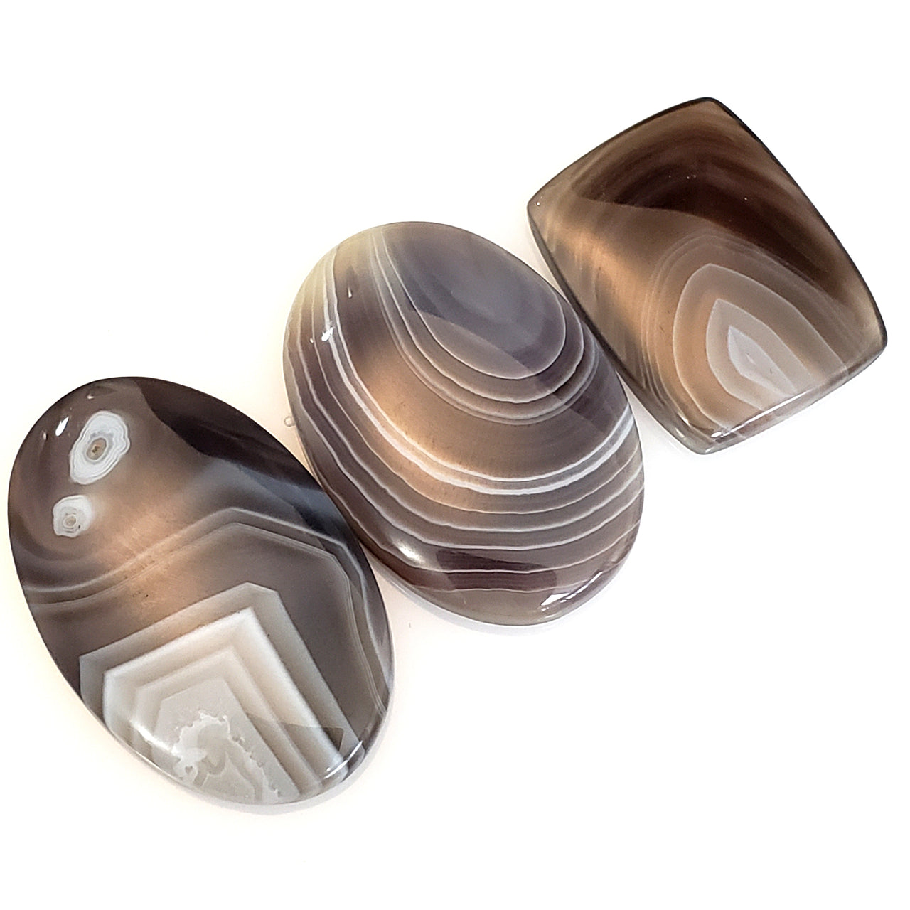 Natural Botswana Agate Cabochon Length range is 25 to 34mm