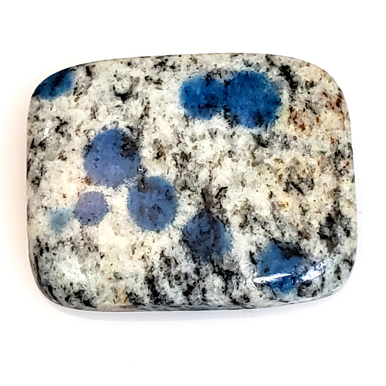 Natural K2 Blue Jasper Cabochon 32x26mm