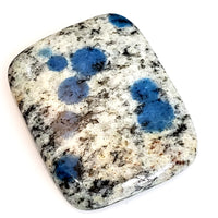 Thumbnail for Natural K2 Blue Jasper Cabochon 32x26mm