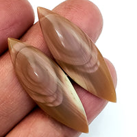 Thumbnail for Natural Imperial Jasper Cabochon Pair