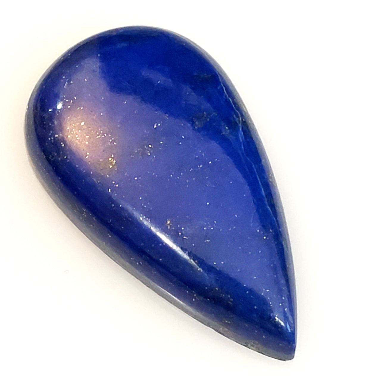 Natural Lapis Lazuli Cabochon/SIDE DRILLED Pendant Bead 33x19mm