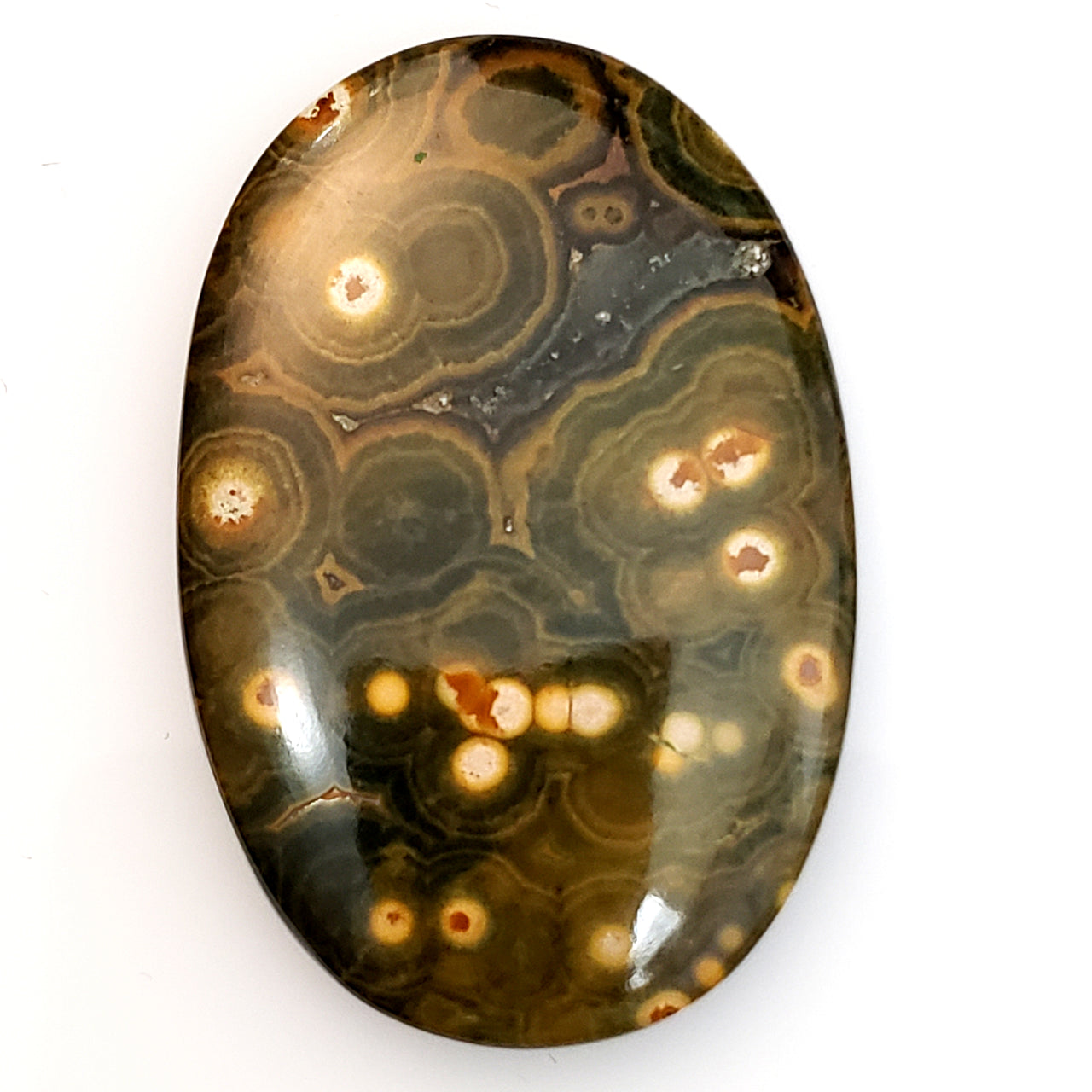 Natural Ocean Jasper Cabochon 46x30mm